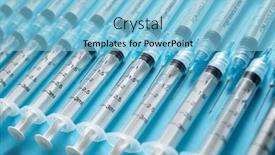  Presentation with blue eyes technology close up - Audience pleasing slide deck consisting of close-up-of-a-group backdrop and a light blue colored foreground