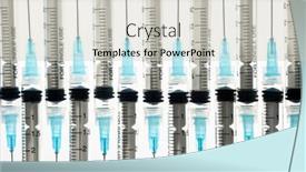  Presentation with group - Slide deck with close-up-of-a-group background and a soft green colored foreground