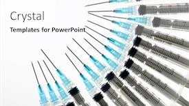  Presentation with group - Slide set featuring close-up-of-a-group background and a white colored foreground