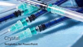  Presentation with group of companies - Slide set consisting of close-up-of-a-group background and a light blue colored foreground