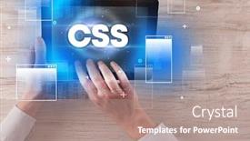  Presentation with css - PPT layouts having close-up-of-a-hand background and a coral colored foreground