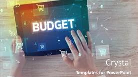  Presentation with online shopping - Cool new theme with close-up-of-a-hand backdrop and a gray colored foreground