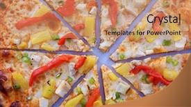  Presentation with hawaiian luau pictures - PPT layouts enhanced with close up of a hawaiian background and a  colored foreground