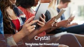  Presentation with high school students - Slide set consisting of close up of a line background and a tawny brown colored foreground