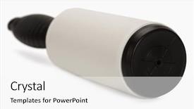  Presentation with close up of cinnamon roll - Colorful presentation enhanced with close-up-of-a-lint backdrop and a white colored foreground