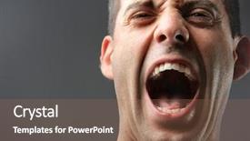  Presentation with close up of a chess - Cool new PPT theme with close up of a man backdrop and a  colored foreground