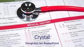  Presentation with history of pakistan - PPT theme enhanced with close up of a medical background and a sky blue colored foreground