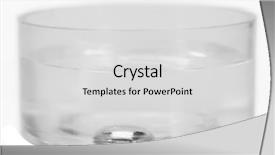  Presentation with mercury - Cool new slides with close-up of a mercury backdrop and a light gray colored foreground