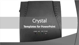  Presentation with close up of sundew drosera - PPT theme with close-up of a modem background and a  colored foreground