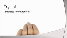  Presentation with compass - Theme featuring close-up of a person's hand holding a compass background and a white colored foreground