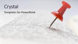  Presentation with stuck - Colorful presentation enhanced with close up of a red backdrop and a light gray colored foreground