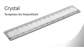  Presentation with close up of judo judo - Presentation theme with close-up of a ruler background and a white colored foreground