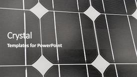  Presentation with solar panel - Audience pleasing presentation consisting of close up of a solar backdrop and a gray colored foreground