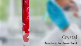  Presentation with public health - Slides having close-up-of-a-test background and a light gray colored foreground