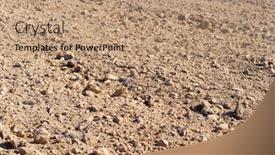  Presentation with field - Presentation theme enhanced with close-up-of-a-tilled background and a coral colored foreground