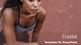  Presentation with playground - Slide set having while sitting at the playground background and a violet colored foreground