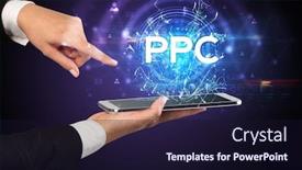  Presentation with modern - Cool new slide set with close-up-of-a-touchscreen backdrop and a wine colored foreground