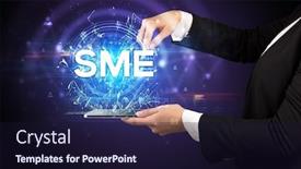  Presentation with modern - Colorful presentation enhanced with close-up-of-a-touchscreen backdrop and a wine colored foreground