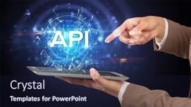  Presentation with modern - PPT layouts featuring close-up-of-a-touchscreen background and a wine colored foreground