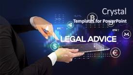  Presentation with business opportunity - Presentation enhanced with close-up-of-a-touchscreen background and a navy blue colored foreground