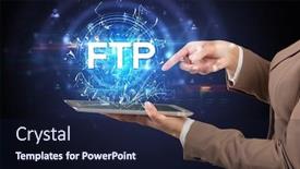  Presentation with modern - Beautiful slides featuring close-up-of-a-touchscreen backdrop and a wine colored foreground