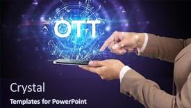  Presentation with modern - Beautiful PPT layouts featuring close-up-of-a-touchscreen backdrop and a wine colored foreground