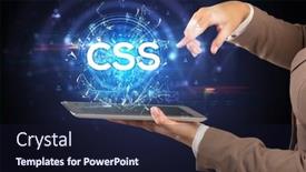  Presentation with css - PPT theme featuring close-up-of-a-touchscreen background and a wine colored foreground