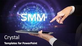  Presentation with close up of cinnamon roll - PPT theme having close-up-of-a-touchscreen background and a  colored foreground