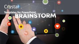  Presentation with social - PPT theme enhanced with close-up-of-a-touchscreen background and a gray colored foreground