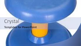  Presentation with toy - Colorful theme enhanced with close-up-of-a-toy backdrop and a teal colored foreground