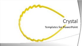  Presentation with band - Colorful slides enhanced with close-up of a yellow hair band backdrop and a white colored foreground