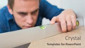  Presentation with spirit - Slide deck enhanced with mix seed grain cereal background and a gray colored foreground