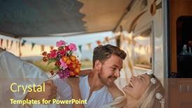  Presentation with married - PPT layouts enhanced with close-up-of-a-young background and a violet colored foreground