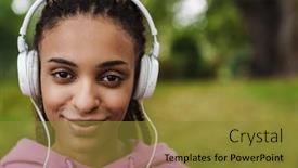  Presentation with african music - PPT theme enhanced with close-up-of-an-attractive background and a gold colored foreground