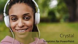  Presentation with african music - Slides enhanced with close-up-of-an-attractive background and a gold colored foreground