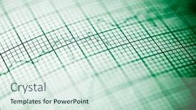  Presentation with paper - PPT layouts consisting of close-up-of-an-electrocardiogram background and a sky blue colored foreground