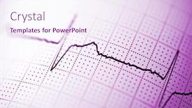  Presentation with close up view of the compass on old paper - Cool new PPT theme with close-up-of-an-electrocardiogram backdrop and a sky blue colored foreground