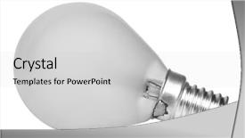  Presentation with energy - Presentation design having close-up-of-an-energy background and a light gray colored foreground