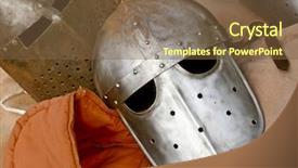  Presentation with ancient greek - Slides with close up of ancient metal background and a tawny brown colored foreground