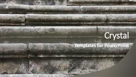  Presentation with ancient - Amazing slides having close-up of ancient stone stair backdrop and a gray colored foreground