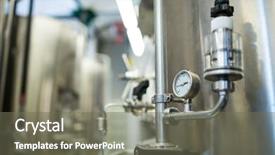  Presentation with brewery - Theme featuring close-up of barometer background and a gray colored foreground