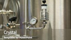  Presentation with brewery - Beautiful presentation theme featuring close-up of barometer backdrop and a gray colored foreground