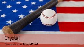  Presentation with mlb baseball game ball - PPT layouts consisting of close-up of baseball bat background and a  colored foreground