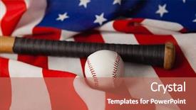  Presentation with mlb baseball game ball - PPT layouts consisting of close-up of baseball bat background and a  colored foreground