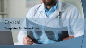  Presentation with lung - Slide set featuring close-up-of-bearded-male background and a light blue colored foreground