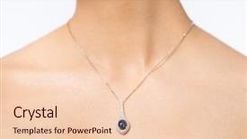  Presentation with glamour - Cool new presentation theme with close up of beautiful woman backdrop and a  colored foreground