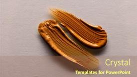  Presentation with beauty-product - Presentation design with close-up-of-beauty-product background and a coral colored foreground