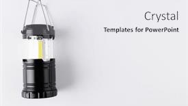  Presentation with camping - Slides consisting of close-up-of-black-camping background and a white colored foreground