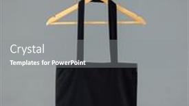  Presentation with eco bag - PPT layouts consisting of close-up-of-black-canvas background and a gray colored foreground