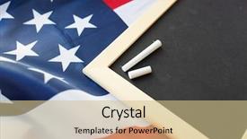  Presentation with nationalism - Amazing slides having close up of blank school backdrop and a soft green colored foreground